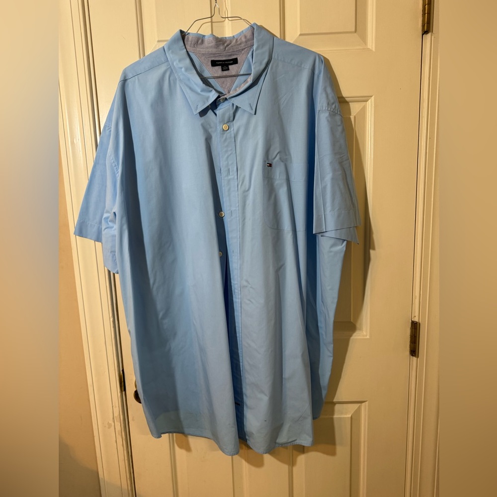 Tommy Hilfiger 5XL short sleeve dress shirt